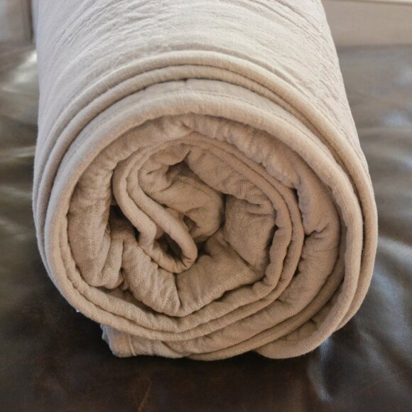 Serena and Lily Beach House Throw Natural/Tan 50 "x 76" Beach Picnic Blanket - Picture 3 of 10